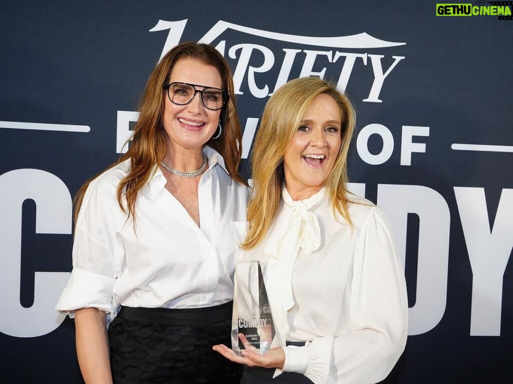 Brooke Shields Instagram - #tbt to my first #sxsw - still so thankful for this amazing opportunity with @sxsw, @variety, @shemedia, and more!! 💛 Outfits by @twpclothing & @sergiohudson SXSW