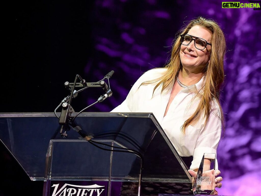 Brooke Shields Instagram - #tbt to my first #sxsw - still so thankful for this amazing opportunity with @sxsw, @variety, @shemedia, and more!! 💛 Outfits by @twpclothing & @sergiohudson SXSW