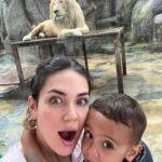 Buse Varol Instagram - Bugünden💓 çok eğlendik oğlumla🤗🧿 Aslan Park