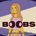 Carmen Electra Instagram - would you tune into boobs? 😂❣️ #thesimpsons #simpsons #cartoon #comedy #carmenelectra #homer #homersimpson 'The Simpsons'