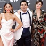 Carolina Gaitán Instagram - Que honor ser presentadora oficial de esta décima gala de los @premios_platino junto con @pazvegaofficial y @omarchaparro! Larga vida a @premios_platino! @galialahav @charlielapson styled by @pamelagarc @daniela.baquerizo glam by @malejocangrejo Madrid, Spain