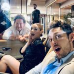 Carolina Gaitán Instagram - 1. Miami on Set #rojocarmesí MUY PRONTO! Ya Vieron promos por nuestra tele?❤️ 2. Antojos múltiples de ser humano embarazado 🍝 3. Lanzamiento del Teatro Panorama y la Panza crece!🤰🎭 4. Chicks on Set! 🎬👯‍♀️👯‍♀️🎬 5. FEP con el 🖤! Me tocaba sentada al lado de la cámara para poder ver los conciertos en santa paz. Me trataron divino. Estar embarazada tiene su tumbao!!! 🎶🥳🎥