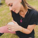 Carolina Gaitán Instagram - Color is the new black!🖤🩷🖤 @tousjewelry