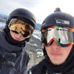 Chandler Riggs Instagram - went to the peak @ 11,166 feet, got lost in the woods (twice) & hiked out, hit a few jumps and didn't land on my neck this time v productive ski trip Big Sky, Montana