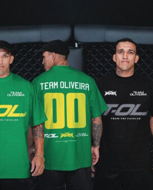 Charles Oliveira Instagram - DO BRONX! Your fighters favorite fighter. Collection 001 of Charles Oliveira x Full Violence is now live! Ships in 1-2 weeks. Sales close April 20th. 

Link in bio | FullViolence.com