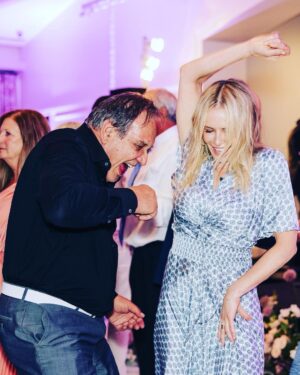 Chelsea Handler Instagram - I had my first groomsmen role in  @benbrunotraining and @nobread wedding! What an epic night of fun! Scroll to last pic to see Dennis Colanello giving me an adjustment, while also spilling a drink on me. What a fun ducking wedding and I was honored to be part of it. Happy one month anniversary! ❤️❤️