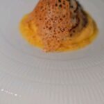Chonlathorn Kongyingyong﻿ Instagram - Chez Milinne x CUT 🏠 • ร้านอาหารที่จริงใจสามารถสั่งทั้ง Tasting menu หรือ a la carte ก็ได้และไม่จำเป็นต้องสั่งครบทุกคน ราคาถ้าเทียบกับคุณภาพถือว่าเกินเบอร์ไปไกลมาก ปลาสดทุกชิ้น โปรตีนทุกชิ้นคุณภาพดีมากมาย Dry-aged yellowtail I Yuzu Carpaccio🐟 Hokkaido Scallop | Cod Roe I Hollandaise 🐚 Alaska King Crab I Mirepoix Stock🦀 Goose Foie Gras | Tofu🪽 Australian Lamb I Red Wine Mushroom🐑 Fillet Mignon, Mustard JusI Cauliflower Purée🐂 Raspberry I Mille-feuille🍓 #capcravin Chez Miline