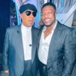 Chris Tucker Instagram - Last Friday, Hanging out with Stevie Wonder at the Quincy Jones Birthday Celebration at the Hollywood Bowl.