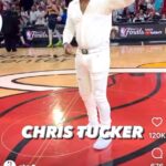 Chris Tucker Instagram - Had Fun last night doing the Tower Wave, at the Miami HEAT Game.