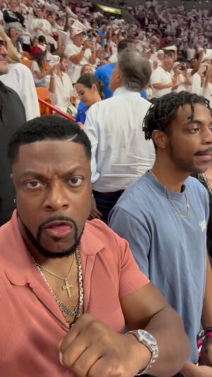 Chris Tucker Instagram - At the Miami Heat Game last night, in Miami, Starting off my Father’s Day Early!!