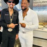 Chris Tucker Instagram - Got a picture with the King today, Mr. Richard Petty!