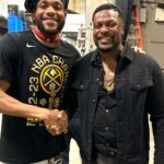 Chris Tucker Instagram - CONGRATULATIONS to the Denver Nuggets for winning the NBA Championship!!!. It’s was Great meeting Aaron Gordon, & Bruce Brown last night after the game!.!!!🏀🏀⛹🏼⛹🏽‍♂️