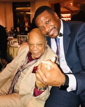 Chris Tucker Instagram - Happy Birthday to my mentor, my friend, and my pastor lol, @quincyjones … wish you many more, I love you ♥️