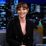 Christina Ricci Instagram - Spoiler Alert! @riccigrams responds to #Yellowjackets Season One fan theories. 👀 #FallonTonight The Tonight Show Starring Jimmy Fallon