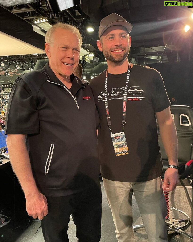 Cody Walker Instagram - Amazing week, incredible cars and so many familiar faces @barrett_jackson Thank you Craig, Carolyn and your team for the hospitality. Congrats on a great show!