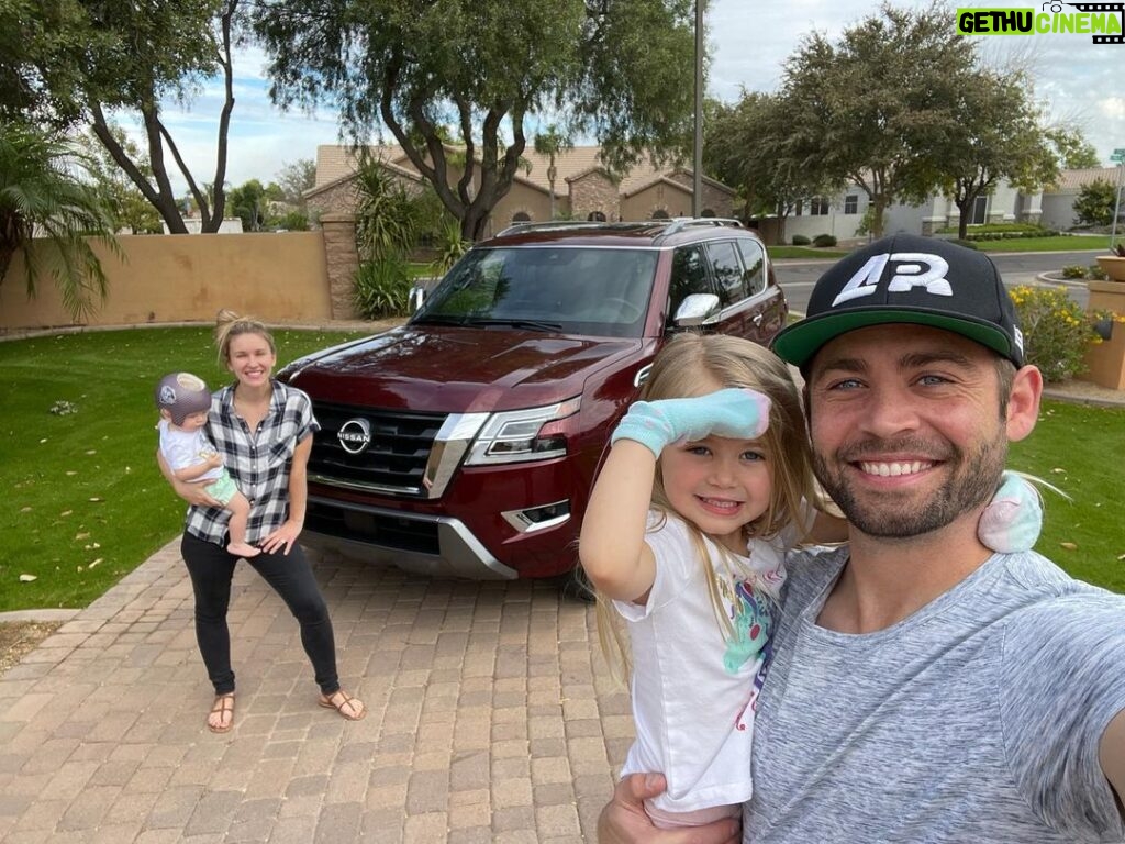 Cody Walker Instagram - Family road trip in the new Armada! We have it for the next month, so ask any questions you have. I think the refresh looks sharp. #nissanusa