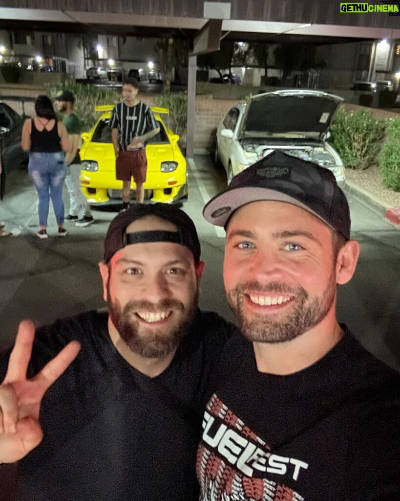 Cody Walker Instagram - Thanks to all who came out to support the @reachoutww @fuelfest “Park and Chill” to raise toys for @gilbertpolice Blue Line of Love Toy drive. I posted about it only 5 days before and wasn’t sure what the turn out would be 🤷‍♂…. But you all showed up and we took over the entire parking lot!!! Blown away, thanks for the support 👊👊👊 ❤ Downtown Gilbert