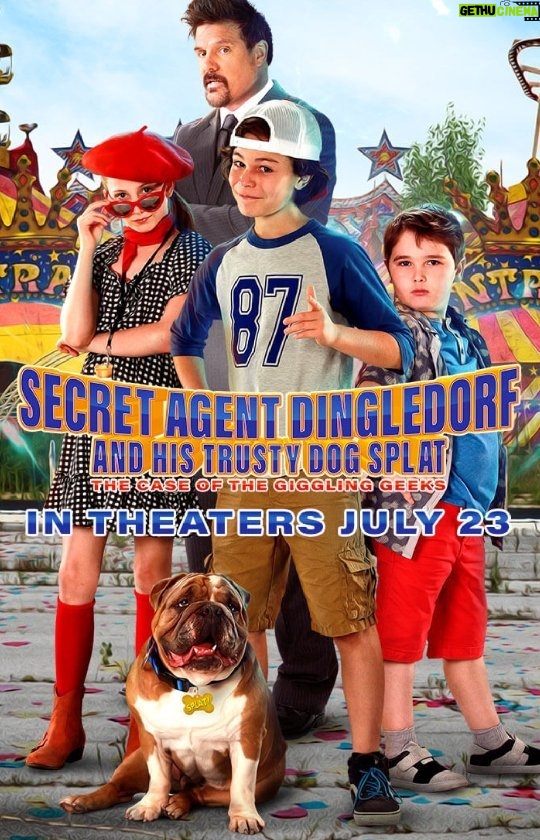 Darcy Donavan Instagram - Hi Everyone, I am so excited to let you know that my new movie is coming out Friday, July 23rd in movie theaters! Whoot!!!👍❤ The movie is called "Secret Agent Dingledorf and his Trusty Dog Splat" and is the first movie from the highly sought after kids book series.   I had such an amazing time filming this movie with my good friend @ptothejohan  (One Tree Hill, Mad Men, Van Helsing).  The entire team, from the Director, Billy Dickson (Believe) to the Producers, Paul Arroyo, Billy Myers (co-creator of McGee and Me, writer/director for Adventures in Odyssey and winner of the C.S. Lewis Honor Award), @taylorcoletaylor, Derrick Warfel, Tod Swindell, @devinreeve, and the rest of the cast and crew were such a joy to work with. Make sure you all get your tickets to go see my new movie, which is great for all ages and the kid in each of us. Tickets go on sale this Monday, July 19th, so make sure to pre-purchase your tickets as soon as possible.  Love you all, Darcy @secretagentdingledorfmovie
