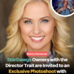 Darcy Donavan Instagram – Through a collaboration with Producer and Actress, @darcydonavan, @stardawgs_nft collectors will receive an invite to an exclusive Hollywood Red Carpet Celebrity Event.

-This event is connected to the multi-million-dollar film produced in conjunction with the #CryptoQueen’s own NFT Project, “StarDawgs”. 

-Collectors who hold one of Darcy Donavan’s exclusive, “Director” StarDawgs NFTs will receive an hour and a half photoshoot with @davidcleephotography 

-This partnership sets the stage for NFTs that promote the professional and continued educational ambitions of art collectors and film enthusiasts alike. @illuminate.art_