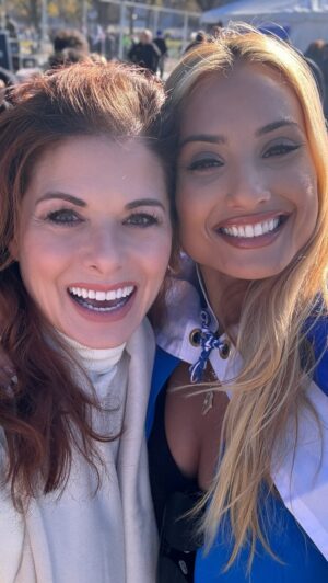 Debra Messing Instagram - Tuesday was historic.  350,000 Jews showed up in Washington DC to show support for Israel in their devastating war against the terrorist organization, Hamas; and to condemn the explosion of anti-Jew violence, rhetoric , and graffiti since the largest mass slaughter of Jews since the Holocaust. 

It was healing and empowering to be in community with my Jewish brothers and sisters,  and to be  a part of a peaceful rally. No signs or screaming words of hate against the Palestinian people. We, instead, recognized the terrible suffering of the innocent Palestinians. 

Members of Congress expressed their complete support of Israel’s right and duty to dismantle Hamas, which would make a long wished for peace, possible.

We prayed for Hamas to release the hostages, which would result in an immediate cease fire. 

We sang the Israeli national anthem, Hatikvah, which means Hope. 

Thank you to every single person who made yesterday so very beautiful.  And to those stranded at airports and bus depots because jew hating bus drivers refused to drive them to the rally, you were with us. 

#rallyforIsrael #washingtonDC #israel #Hamas #releasethehostages 
#solidarity #jewishpride #marchforisrael #marchagainstantisemitism