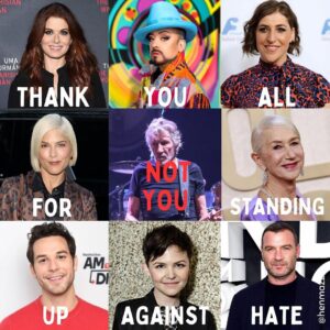 Debra Messing Instagram - Helen Mirren, Liev Schreiber, Gene Simmons, Boy George, Mayim Bialik, Julianna Margulies, Sharon Osbourne, Debra Messing, Scooter Braun, Emmy Rossum and more have come out in support of Israel’s continued inclusion in Eurovision.

While Israel is not a European country, like many other Eurovision participants such as Turkey and Morocco, to cut us from this contest is to exclude us from the global music industry, sewing further division and dehumanization of the Jewish state.

To each and every one of the 400+ leaders from the entertainment industry who signed a petition by the Creative Community for Peace, supporting Israel, thank you for speaking out for us and for standing up against Jew-hatred. 

We need more creatives being able to speak up against hate, for unity and for peace 💜