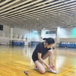 Dee Hsu Instagram - 羽球真的很好玩，尤其是贏教練的那一刻馬上說：ok吃飯囉！很爽🤣🤣🤣