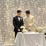 Dee Hsu Instagram - 第一次參加同志的婚禮，他們兩位都是我的gay friends!我愛他們，也感謝他們開明的父母支持，讓他們能在祝福中步入婚姻！愛是無分別的❤️
