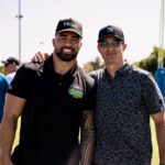 Drew Brees Instagram - A couple former Saints-Chargers: @DrewBrees 🤝 @mantiteo Jack Hammett Sports Complex