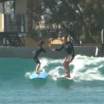 Drew Brees Instagram - Father/Son moment w Baylen @kswaveco Surf Ranch!
