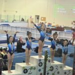 Drew Brees Instagram - Rylen did great in her gymnastics meet today! So proud of her and her team!
