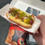 Drew Brees Instagram - Nothing like a good gas station hot dog every now and then… did my best to go Chicago style with what they had before the flag football championships today!
