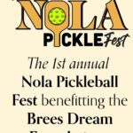 Drew Brees Instagram - The NOLA Pickleball Fest (“The NOLA”) benefitting the Brees Dream Foundation is a unique, festival-style pickleball tournament featuring 24 PickleRoll surfaced courts, live music, a celebrity exhibition match featuring Drew Brees, VIP experiences and much more from August 10-13 in the New Orleans Convention Center. The NOLA will have three divisions of round robin play: women’s doubles, men’s doubles, and mixed doubles for skill levels 3.0, 3.5, 4.0, 4.5, and 5.0+. There are two brackets to compete in: Open and 40 yrs. old and over. Featured matches will be played on a center court with grandstand seating as well as Kern Studio Mardi Gras floats for VIP viewing. Join us for an unforgettable experience and the ultimate pickleball party. To sign up or for more information, visit www.drewbrees.com.