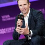 Drew Brees Instagram - Great time this morning serving as Global Flag Football Ambassador with @nfl and @ifafmedia at #FutureofSport by #VivaTech and #GWSParis tomorrow - a gathering dedicated industry to the positive transformation of sport. The growth trajectory of flag football globally is incredible..so many young boys and girls now having the opportunity to play. Ultimate goal: Flag football becomes an Olympic Sport by ‘28 in Los Angeles!