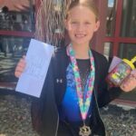 Drew Brees Instagram - Rylen did great in her gymnastics meet today! So proud of her and her team!