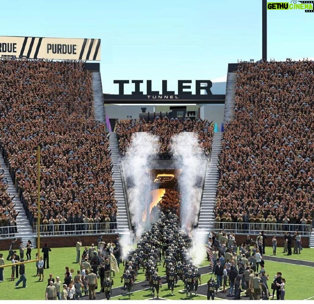 Drew Brees Instagram - Brittany and I are really excited to support @purdueathletics and @boilerfootball with our matching donation towards the Tiller Tunnel! A great way to honor the legacy of our late HC Joe Tiller and create an incredible gameday experience for Boiler fans and players! No better time to be a Boilermaker!