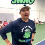Drew Brees Instagram - Drew Brees got those Hall of Fame hands. 👋🏼 follow @thekitchen.pickleball for more! . . . . #pickleball #superbowl #drewbrees #pickleballhighlights #pickleballaddiction Scottsdale, Arizona