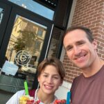 Drew Brees Instagram – Fun afternoon of basketball with Callen today! Celebrated with a little @everbowlcraftsuperfood after the Win!