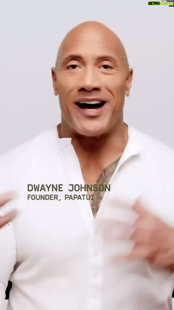 Dwayne Johnson Instagram - One of the main reasons I founded @PAPATUI_ Men’s Care was to ENCOURAGE US DUDES to push the conversation forward and out in the open about our SKIN CARE. No more whispering about skin care 🤫❌ Be confident, be open and let’s all live that PAPA SKINCARE VIBE. ~ papa t PapaTui.Com Target.Com/PAPATUI 🔗 link in bio ☝🏾 Available in ALL @TARGET stores 🎯