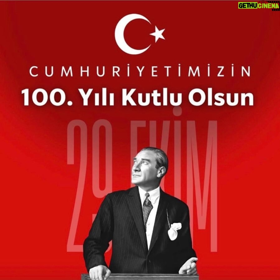 Ebru Akel Instagram - Mustafa Kemal Atatürk’ün , ATA’mizin ; Cesur ve güçlü bir liderin önderliğinde kurulan Cumhuriyetimizin 100’üncü yılı. Bugün, yarın ve hatta yüzyıllar sonra… Cumhuriyetimizin izinde, O’nun sönmeyen ışığında… 🇹🇷 Cumhuriyetimizin 100’üncü yılı kutlu olsun!🇹🇷 Ne Mutlu Türk’üm Diyene 🇹🇷