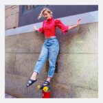 Elizabeth Lail Instagram - Sneak Peak 🌹 By @tina_turnbow For @theuntitledmagazine Hair @hersbychantell Wearing @batshevadress #youonlifetime