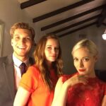 Elizabeth Lail Instagram - Family portrait before #TheMagicCastle It was amazing!