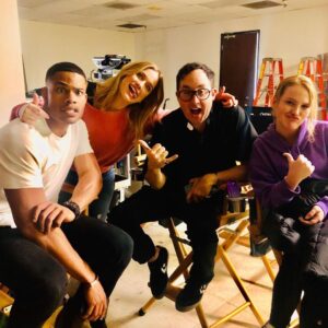 Elizabeth Lail Instagram - BTS of @countdown This cast is incredibly talented and kind hearted all at once. @countdown is my very first theatrical release and I could not be more excited for you all to see it. Have some popcorn for me! 🎃#countdownmovie