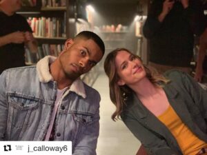 Elizabeth Lail Instagram - #Repost @j_calloway6 can’t wait for you guys to meet Matt and Quinn next week! @countdown ・・・
For a scary movie, we sure had a lot of laughs. Mainly because of @pj_byrne 
#countdown 
Oct. 25th 💀