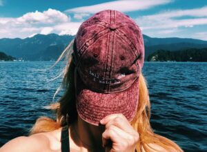 Emily Bett Rickards Instagram - This selfie is brought to you by protection. The UV kind. ☀️ Be safe out there kids.