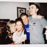 Emily Bett Rickards Instagram - One day a year I attempt to squeeze the entire Tribe into my apartment. It’s fucking awesome. This is one excerpt from that day. As seen here we are still (barely) standing - supported by one another, stitched in laughter and gripped with love. It’s days later and my heart is as full as my photo albums. Love you all.
