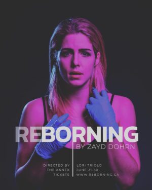 Emily Bett Rickards Instagram - I grew up in Vancouver going to the theatre and starving for more, so to say I’m honoured to be a part of this project in my home town would be an understatement. Reality Curve asked me to join them for REBORNING last year and we have finally found some time to bring it to life. JUNE. It’s creepy and cool and quick, weird, and fun. I can not wait. There’s an indigogo link in my bio if you want to get involved! Hope you can come see our flash run production of Zayd Dohrns weird masterpiece.
