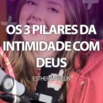 Esther Marcos Instagram - Você sabe quais são os 3 Pilares para a Intimidade com Deus? 1 - Oração 2 - Leitura Bíblica 3 - Jejum Você é uma pessoa que conversa com Deus a todo momento ou somente quando precisa? Deus tem o melhor para nós mas precisamos expor a ele quais são nossas, dores, vontades e agradecimentos. Essa transparencia com Ele faz com que a conexão seja fortificada e reestruturada a cada novo clamor. Você se considera um conhecedor da livro milenar? A bíblia nos traz solução para os problemas de todas as áreas de nossa vida. Lá encontramos passagens que explicam e detalham caminhos e pensamentos a serem seguidos para um melhor entendimento e melhor resolução do problema. Como anda o seu cuidado com o templo que foi proporcionado a você para que você cuide como um de seus bens mais preciosos? Através do Jejum você mata sua carne e fortalece o seu espírito, cuide da dádiva dívina que lhe foi concedida. #cuidado #pilares #intimidade #Deus #templo #Cristo #fé #adoremais #tksjesus #worship #esthermarcos AdoreMais FM