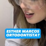 Esther Marcos Instagram - Gostou da experiência como ortodontista @esthermarcos ? 😂 #dentista #alinhadortransparente #aparelho