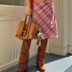 Eva Marisol Gutowski Instagram - A chic older woman wearing a vintage pucci coat complimented my outfit yesterday, so safe to say I’m on the right track 🌸🧣👢 SoHo Manhattan
