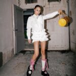 Eva Marisol Gutowski Instagram - Me in the new Celine Kwan Happy Birthday Collection 🎂🧁🍰 I found Celine Kwan on my explore page a year ago and it’s been so cool following along her insanely creative mind and seeing her designs take off! ❤️ Paris, France